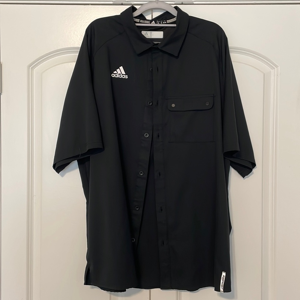 Men’s Adidas short sleeve button up